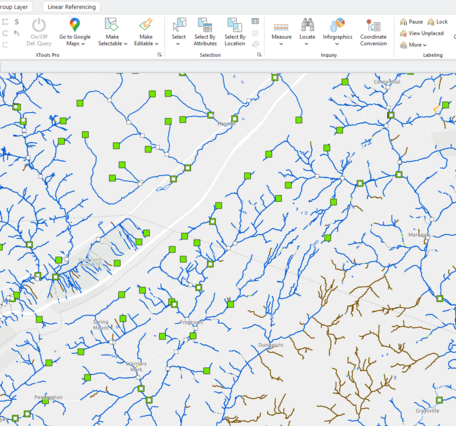 Screenshot from The National Map training video  