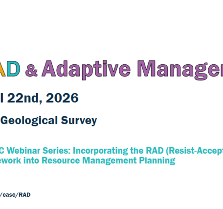 Cover image for the RAD webinar on Adaptive Management
