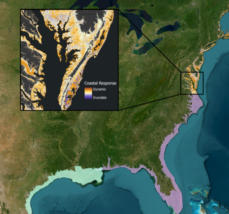 map of southeastern U.S.