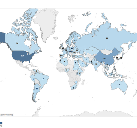 Map of Earth Observing Satellites 