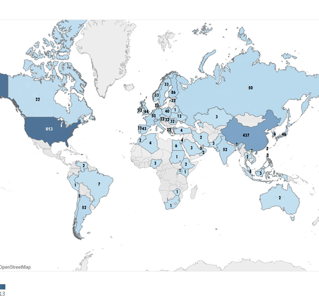 Map of Earth Observing Satellites 