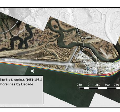 Decadal satellite-derived shorelines for Unalakleet, Alaska