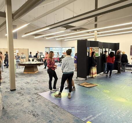 Art of Inquiry show hosted at USGS on 22 September, 2025 as part of Flagstaff Festival of Science and in collaboration with Flagstaff Arts and Leadership Academy