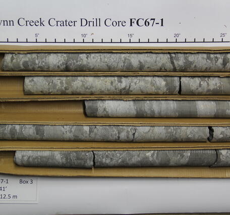 Flynn Creek Drill Core 67-01: Box 3
