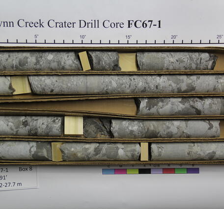 Flynn Creek Drill Core 67-01: Box 8