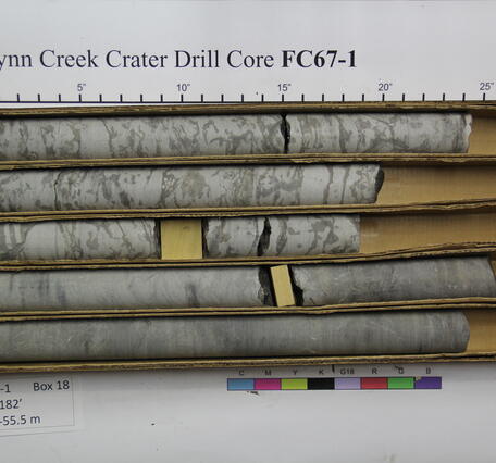 Flynn Creek Drill Core 67-01: Box 18