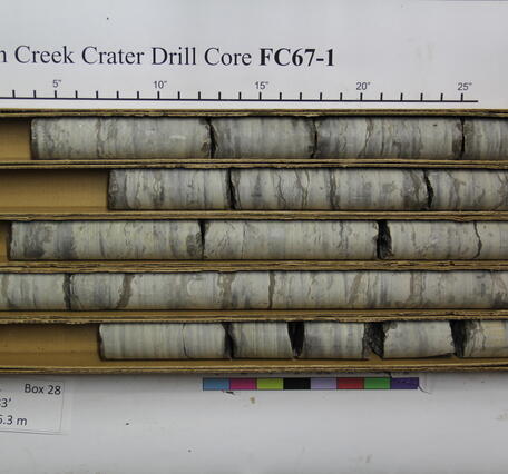 Flynn Creek Drill Core 67-01: Box 28