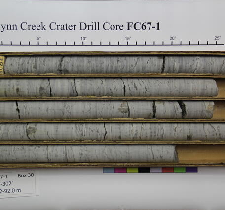Flynn Creek Drill Core 67-01: Box 30