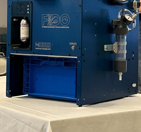 The exterior of FIDO, a new environmental DNA sampler