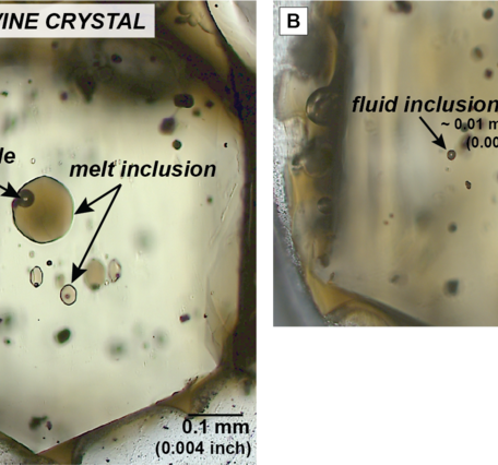 Color photograph of crystals