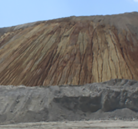 mine waste pile