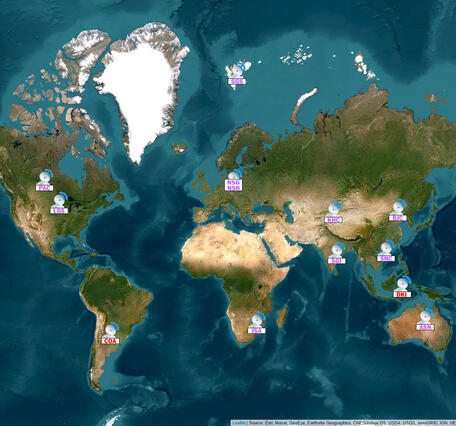 Active Landsat International Ground Stations