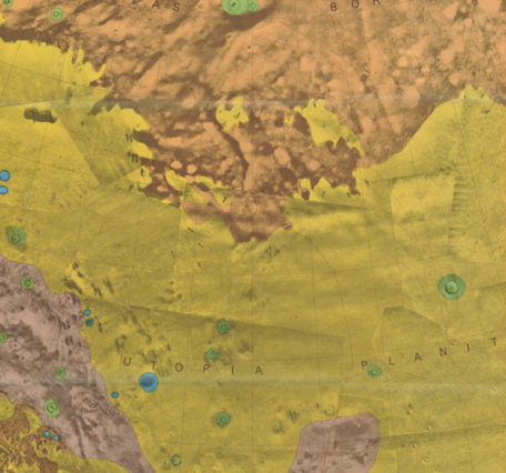 USGS IMAP 1038: Geologic map of the Casius Quadrangle of Mars