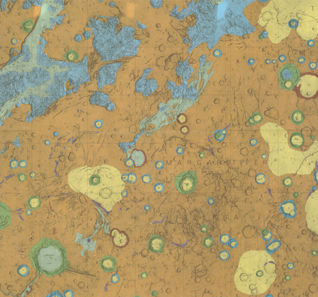 USGS IMAP 1144: Geologic map of the Margaritifer Sinus Quadrangle of Mars