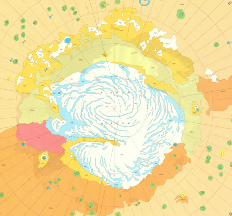 USGS IMAP 1640: Geologic map of the Mare Boreum area of Mars