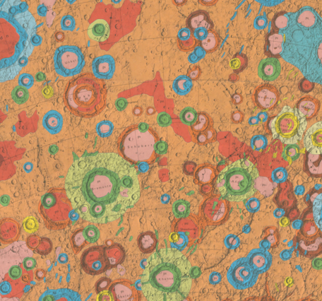 USGS IMAP 1658: Geologic map of the Discovery Quadrangle of Mercury