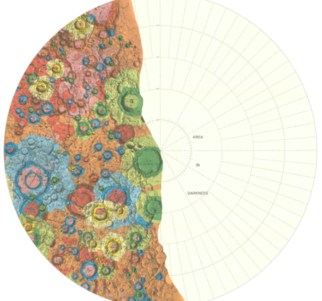 USGS IMAP 2015: Geologic map of the Bach region of Mercury