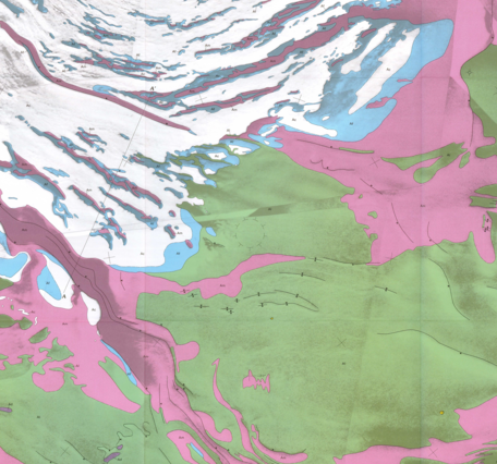 USGS IMAP 2304: Geologic map of the MTM 90000 area, Planum Australe region of Mars