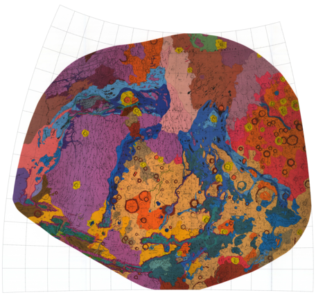 USGS IMAP 2441: Geologic/geomorphologic map of the Chryse Planitia region of Mars