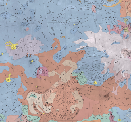 USGS IMAP 2779: Geologic Map of the Aino Planitia (V46) Quadrangle, Venus