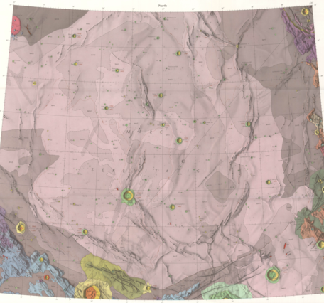 USGS IMAP 489: (LAC-42) Geologic map of the Mare Serenitatis region of the moon