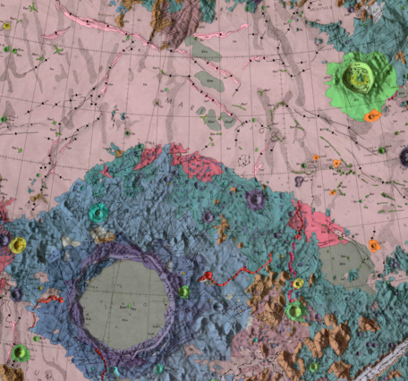 USGS IMAP 701: Geologic map of the Plato Quadrangle of the Moon