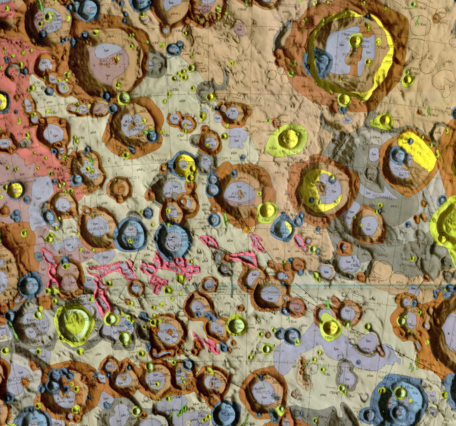 USGS IMAP 702: Geologic map of the Hommel quadrangle of the Moon