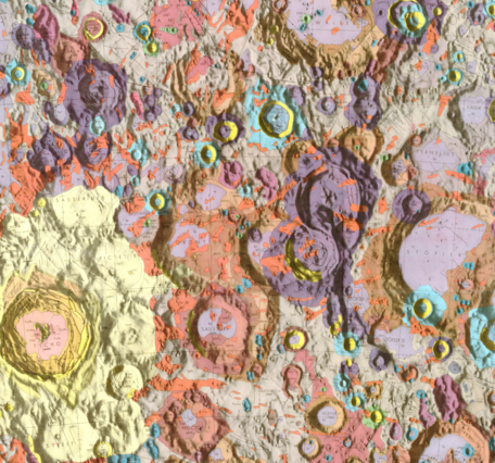 USGS IMAP 713: Geologic map of the Tycho Quadrangle of the Moon