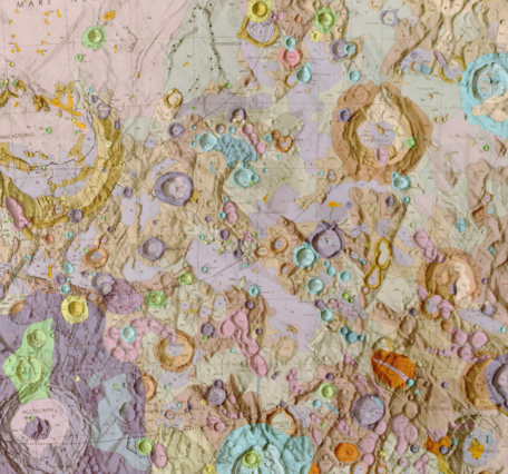 USGS IMAP 720: Geologic map of the Fracastorius Quadrangle of the Moon