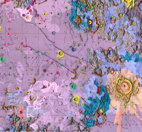 USGS IMAP 722: Geologic map of the Taruntius Quadrangle of the Moon
