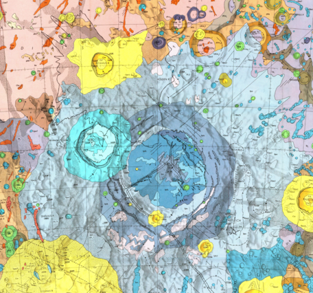USGS IMAP 794: Geologic map of the Petavius quadrangle of the Moon