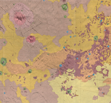 USGS IMAP 935: Geologic map of the Elysium Quadrangle of Mars