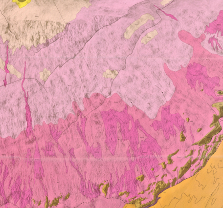 Inset of USGS IMAP 2001: Geologic maps of science study area 3, Olympus Rupes, Mars