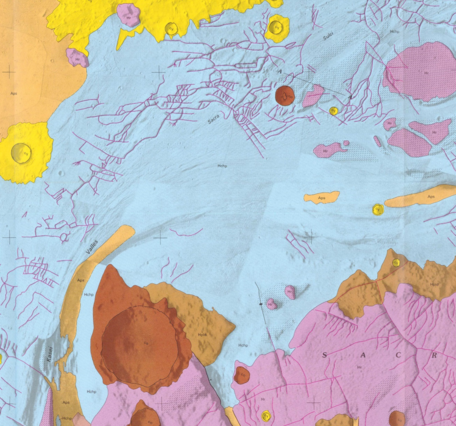 Inset of USGS IMAP 2107: Geologic map of science study area 2, north Kasei Valles, Mars (MTM 25072 Quadrangle)