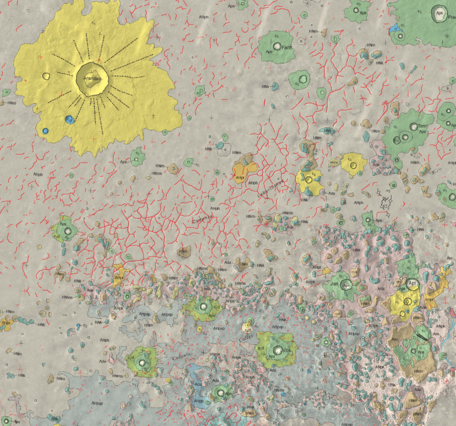 Inset of USGS IMAP 2811: Geologic map of Cydonia Mensae - southern Acidalia Planitia, Mars