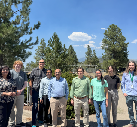The attendees of the GFSAD workshop day one standing outside