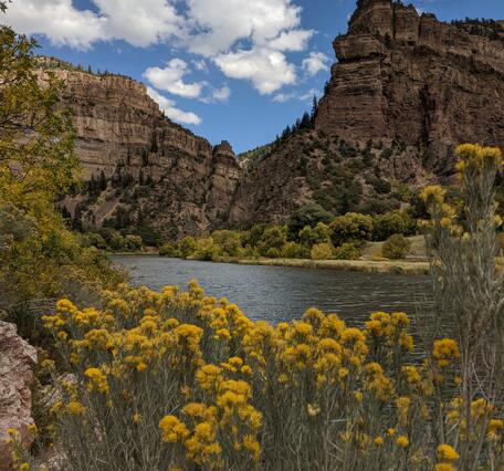 Colorado River at Glenwood Canyon, Colorado