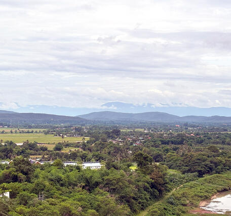 View from the Mae Ngat Somboon Chon Dam, Chiang Mai Province, Thailand