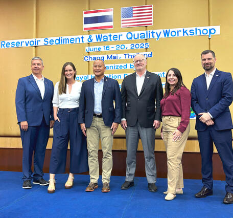 U.S. delegation to the water quality workshop for the Thailand Royal Irrigation Department, June 2025