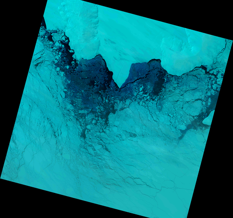 Ice Along the Western Antarctic Coastline 