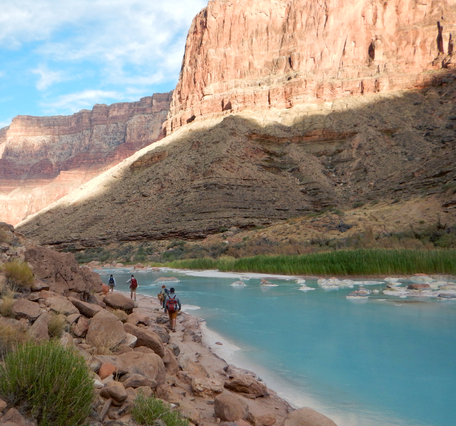Little Colorado River Hiking to Monitoring Site