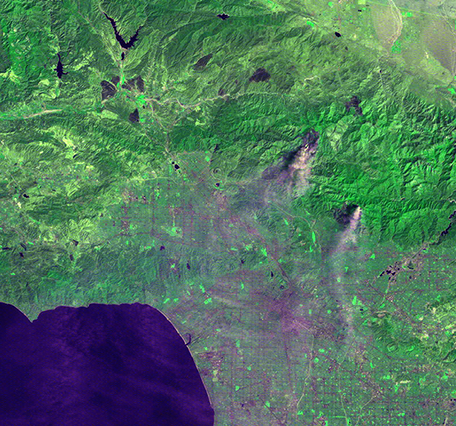 Landsat 3 MSS 1979 image of southern California 