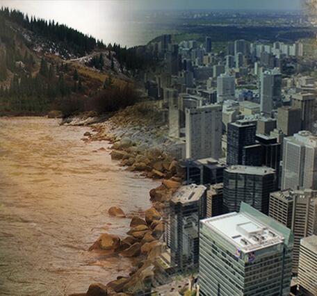 image showing different aspects of the benefits of Landsat imagery