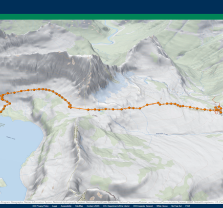 Screenshot from The National Map training video  