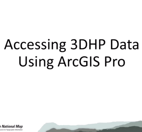 Title card of The National Map training video  