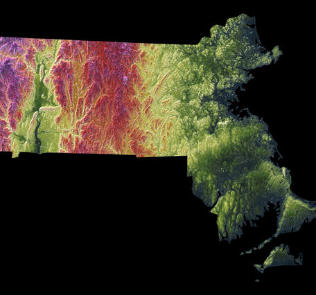 3DEP As Art - Massachusetts