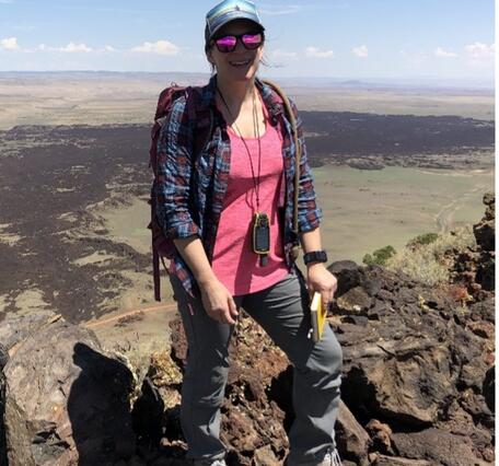 Rumpf standing on an outcropping