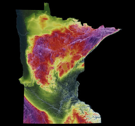 3DEP As Art - Minnesota