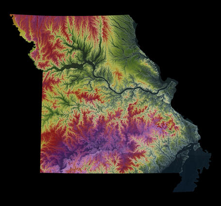 3DEP As Art - Missouri