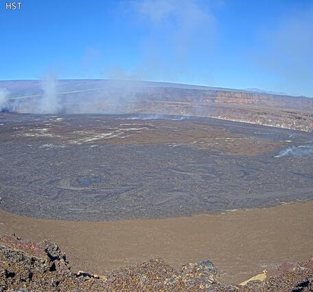 Color photograph of caldera